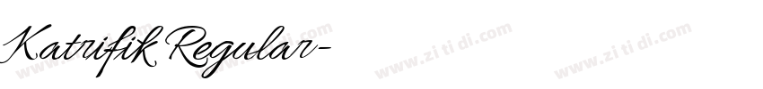 Katrifik Regular字体转换 Katrifik Regular字体转换